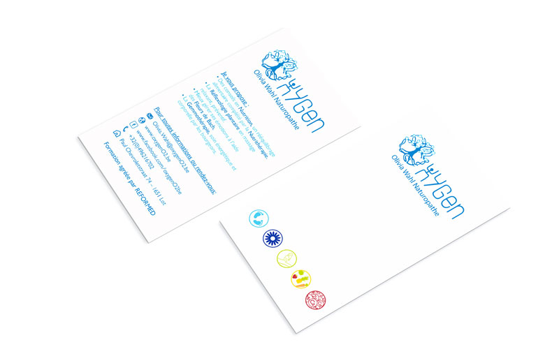 Mioo Design - Oxygen Visitekaartje ontwerp - Creatief reclamebureau Roeselare & Communicatiebureau Roeselare - Grafisch ontwerp - Freelancer - West-Vlaanderen - Brugge - Kortrijk