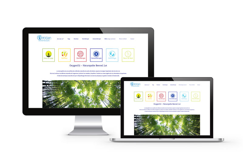 Mioo Design - Oxygen Website ontwerp - Creatief reclamebureau Roeselare & Communicatiebureau Roeselare - Grafisch ontwerp - Freelancer - West-Vlaanderen - Brugge - Kortrijk